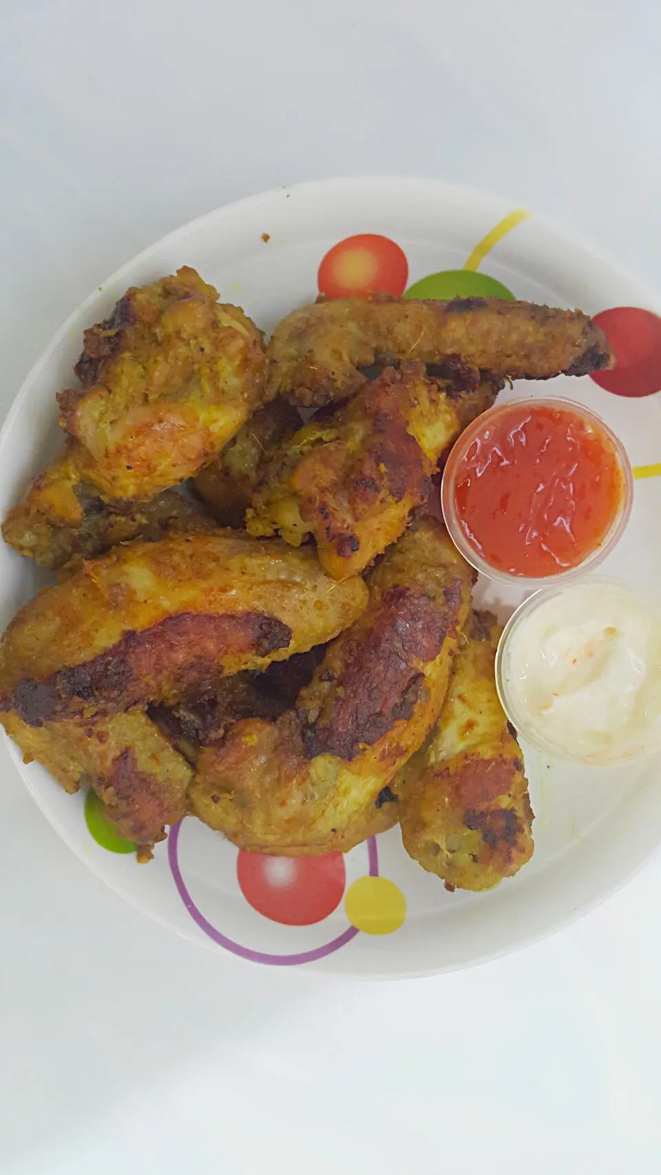 homemade grilled chicken wings💕 #chicken #grilled #yummy #handmade #homemade #firsttrial|fionaさん