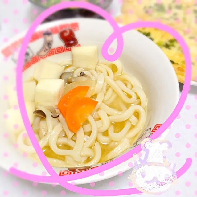 風邪ひきリクエスト、うどん|もっさんさん