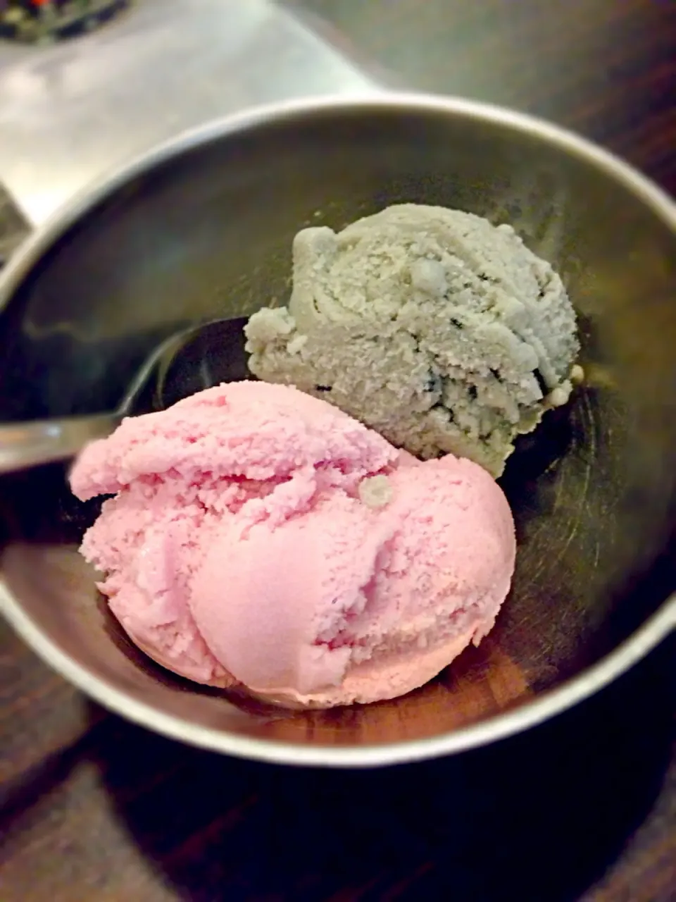 Taro and goma ice cream|coxiella24さん