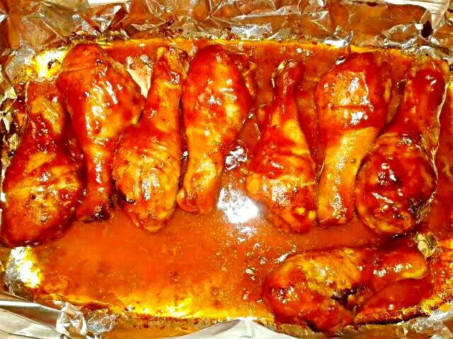 🏈 😆 Superbowl Snack Game Day Party 😆 🏈 Hot Half-time Honey BBQ Chicken Wings #BBQ #Chicken #Party #Main dish 😊 #GameDay 👍 👍 👍|Alisha GodsglamGirl Matthewsさん