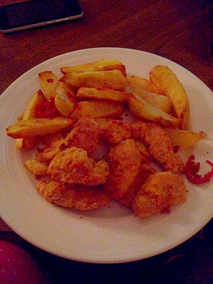 Salt & chilli chicken & chips...SW friendly|Karen Gaviganさん