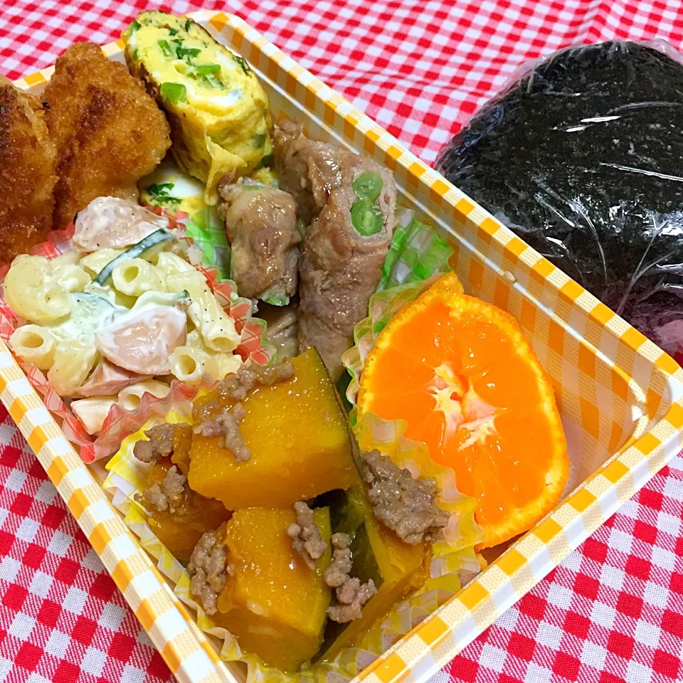 スキー合宿に行くのに、冷たいご飯でいいのかなー弁当|ちもこさん