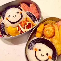 Snapdishの料理写真:姉妹お弁当♡♡|みずほさん