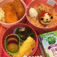 Snapdishの料理写真:✏︎塾弁 丸ごとトマトご飯弁当|hanamanmaさん