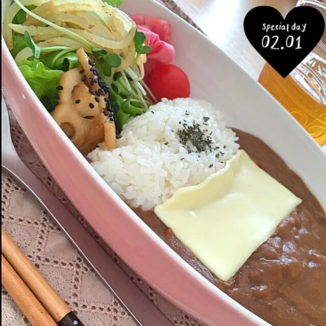 今日のお昼ご飯❤︎カレーライス|さくりん😊さん