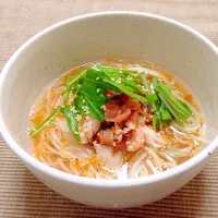 ささみと梅の冷やし素麺|Yumi Tsuchiyaさん