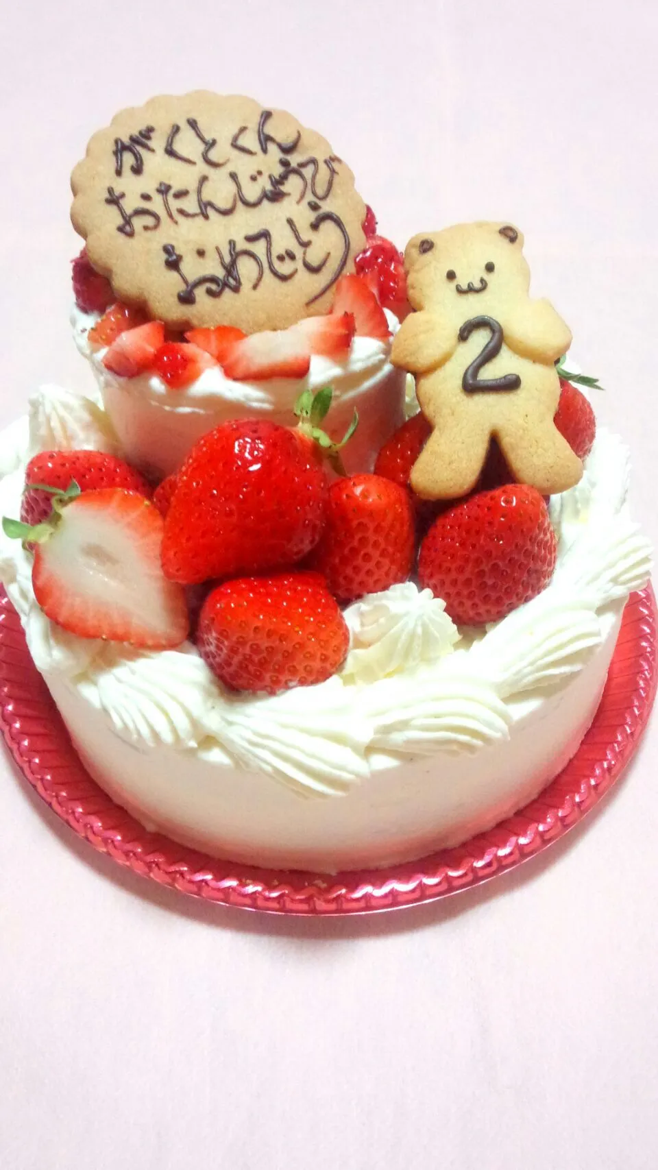 #お誕生日 #2段ケーキ|Shiho  Ninomiyaさん