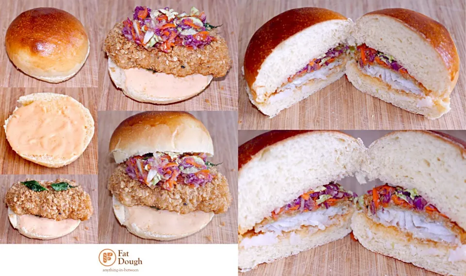 Cereal Butter Fish + Chinese Salad w/ Homemade Burger Buns|Daniel Limさん