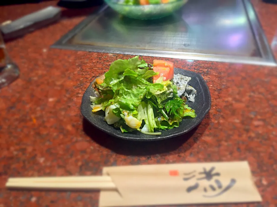 Snapdishの料理写真:胡麻豆腐サラダ|Yusuke Souzuさん