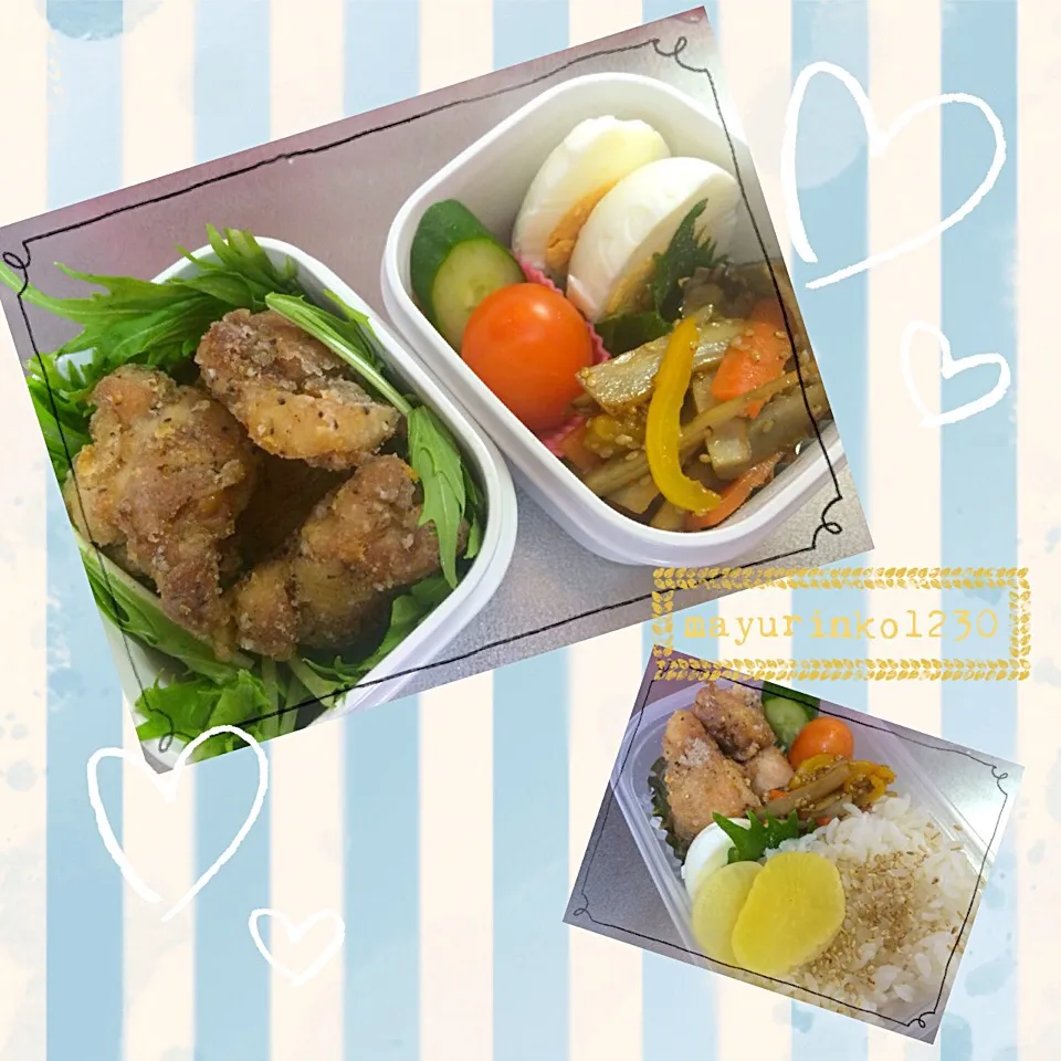 Snapdishの料理写真:2/1（日）主人弁当☆21&わたしもお弁当|em12415さん