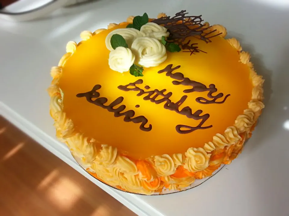 #mango #mousse #cake|Gabriella Wenさん