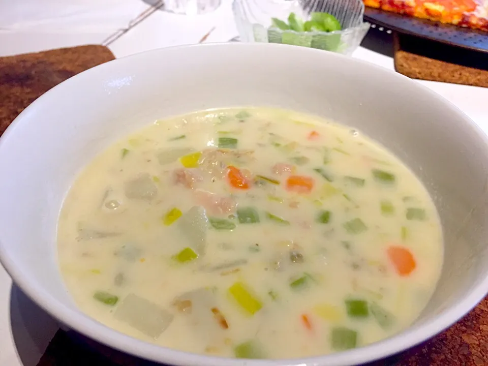 Snapdishの料理写真:Clam chowder|ronronさん