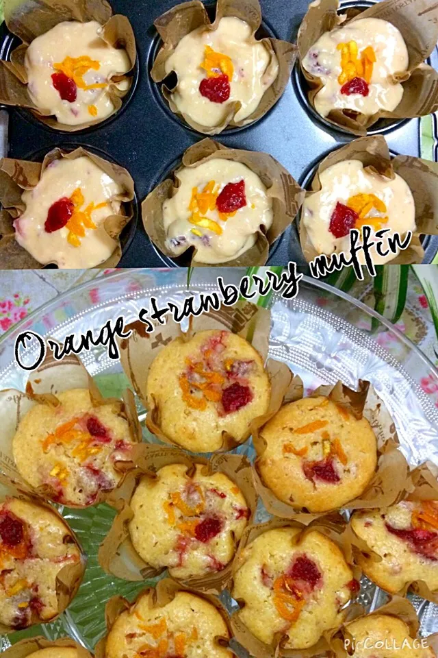 Orange strawberry muffin 😋|Babyluv Cabrera Ocampoさん