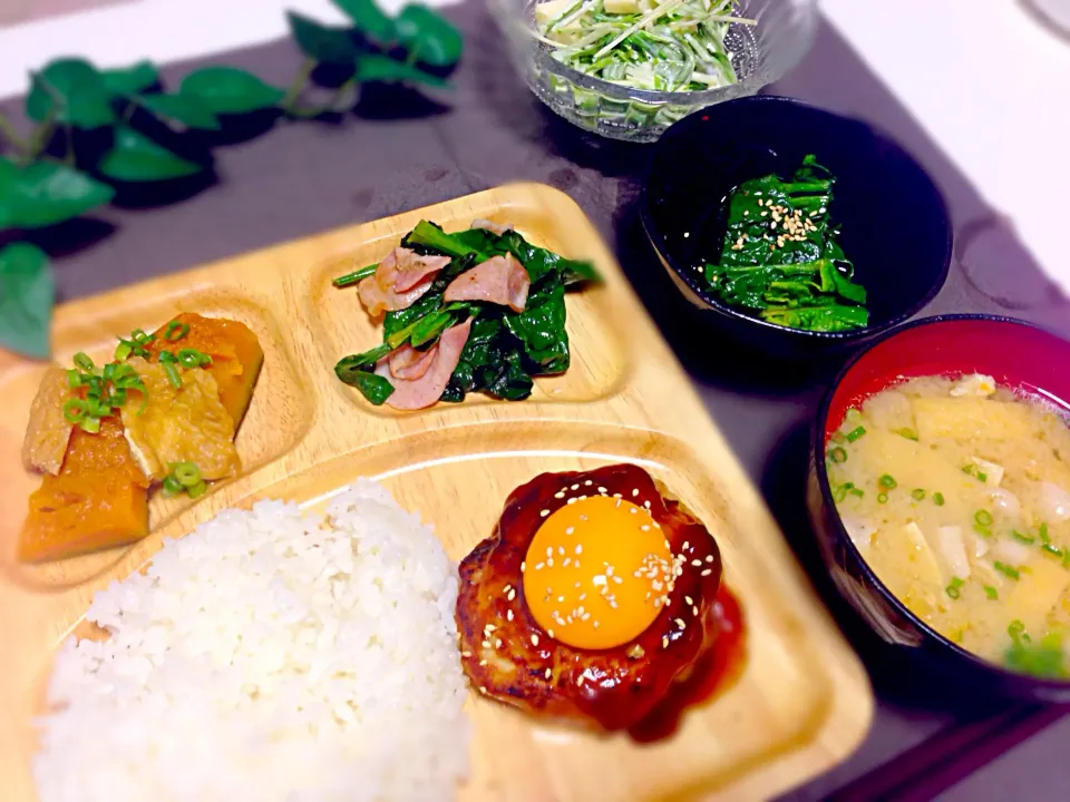 豆腐のつくねバーグ定食♡|maipuさん