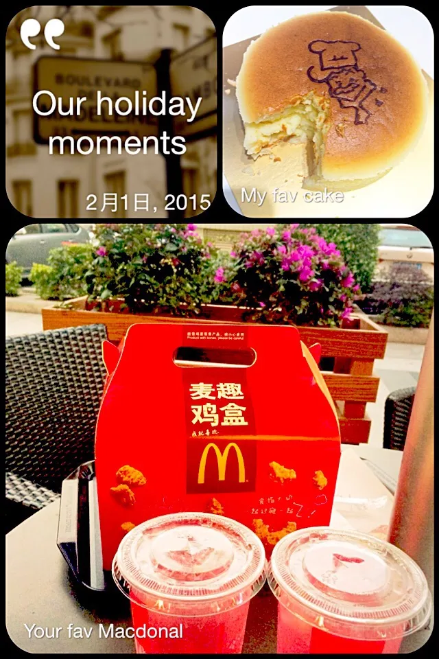 Macdonal and cake Sunday|Yven Makさん