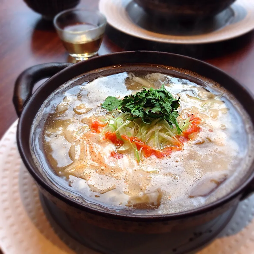 白葱と鶏の土鍋煮込み麺|kctreeさん