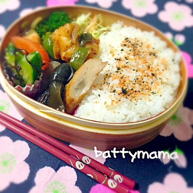 フライパンひとつで♡とりマヨネーズ弁当〜♡battymamaの節約しても美味しいお弁当♡|ばってぃーまま＠♪さん