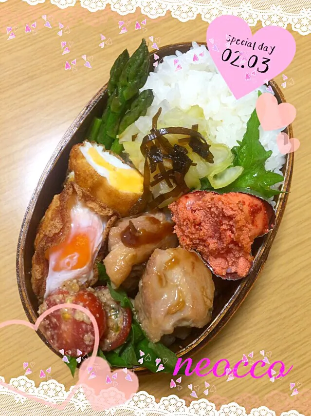 Snapdishの料理写真:お弁当2015/FEB/03|neoccoさん