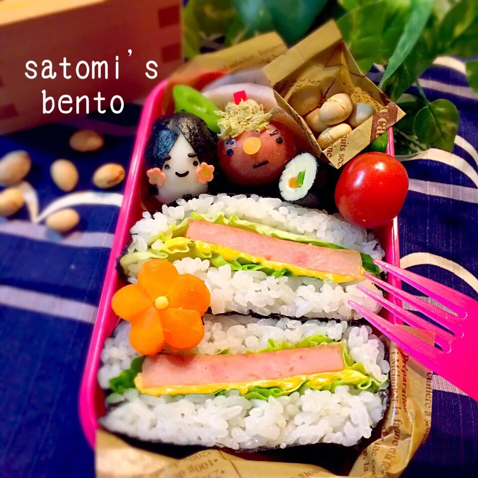 節分のおにぎらず子ども弁当|さとみ (satomi_foodart)さん