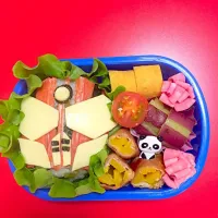 仮面ライダードライブ キャラ弁|あさみさん