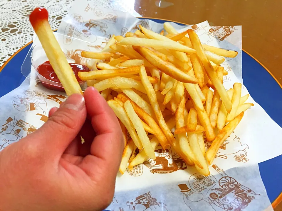 オヤツ🍟フライドポテトwith 息子のテ✋^_^|masasho's momさん