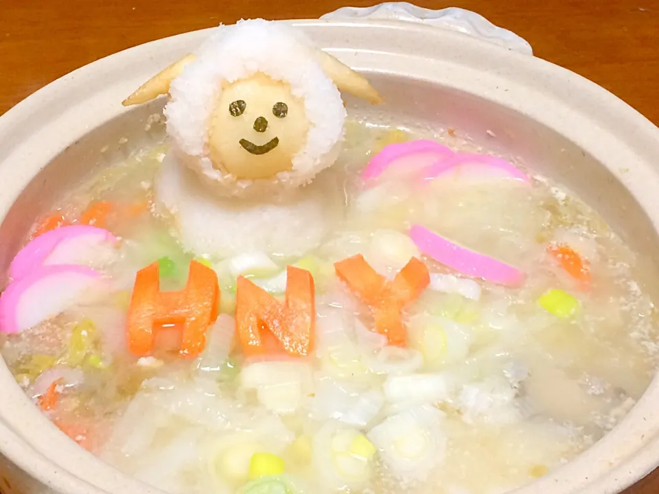 Snapdishの料理写真:A sheep on Nabe|Shuichiさん