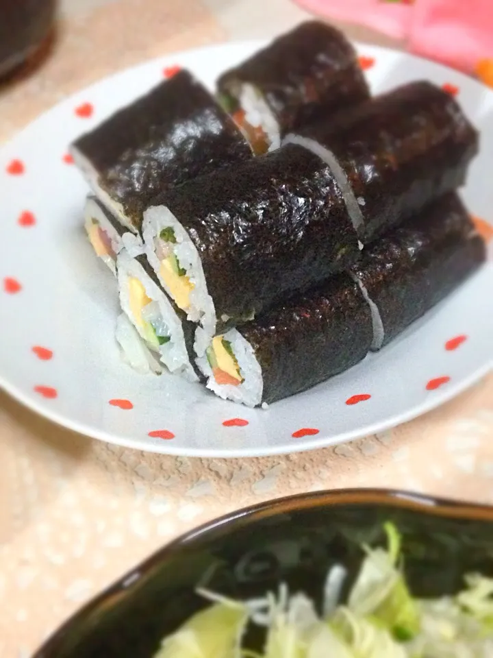 2015今日が本番恵方巻き٩(๑❛ʚ❛๑)۶|あやにん食堂さん