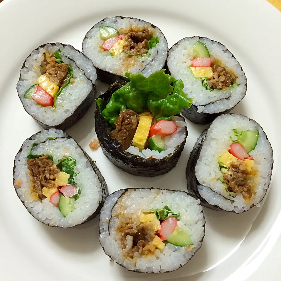 niku maki sushi|gachiyunaoさん