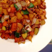 Snapdishの料理写真:宫保鸡丁 Kung Pao Chicken (non-spicy version)|Sakuraaaaaさん