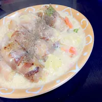 Snapdishの料理写真:味噌クリームチーズ豚ロール|ｒｉｔａさん