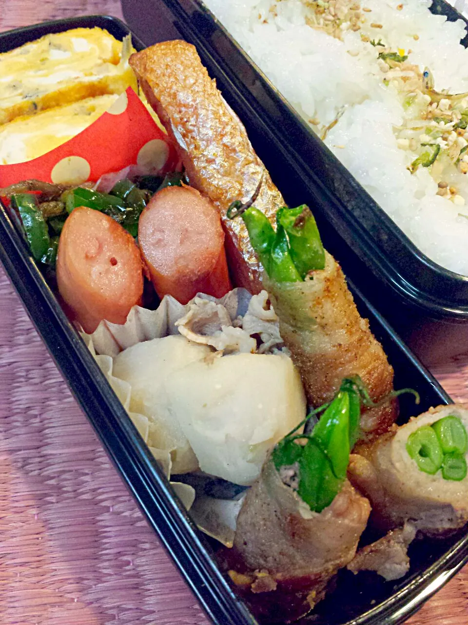 Snapdishの料理写真:今日のお弁当 2/4|くみ。さん