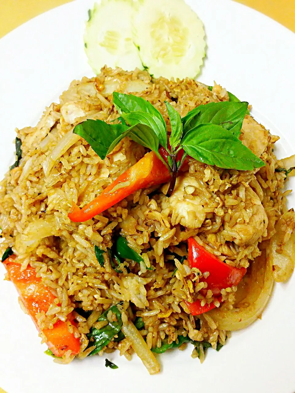 Basil Fried Rice w/ Chicken|Janetさん