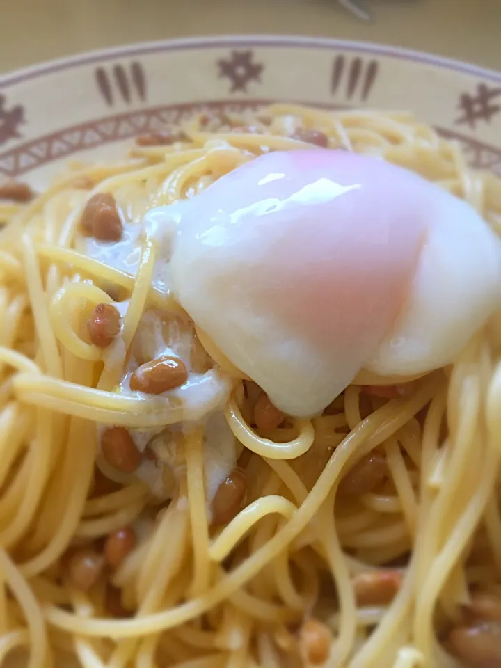 Snapdishの料理写真:納豆パスタ|菜那さん