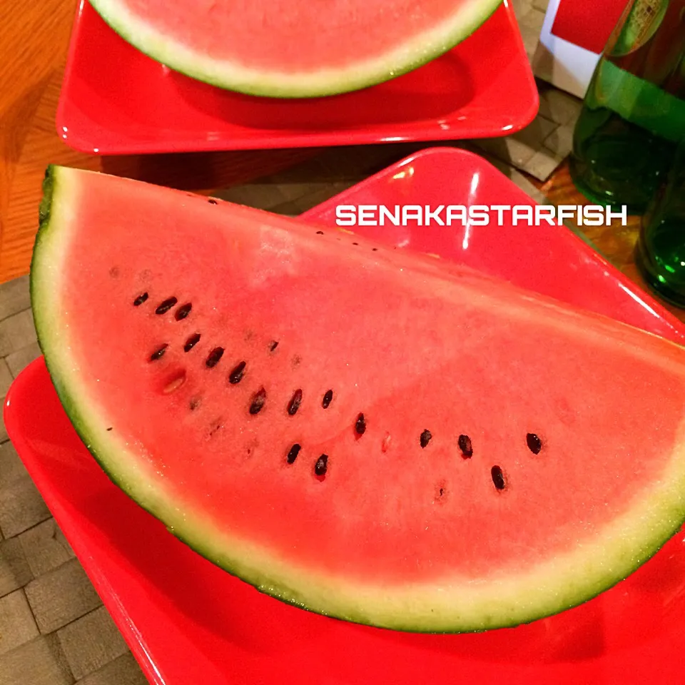 Snapdishの料理写真:冬のスイカ🍉|愛さん