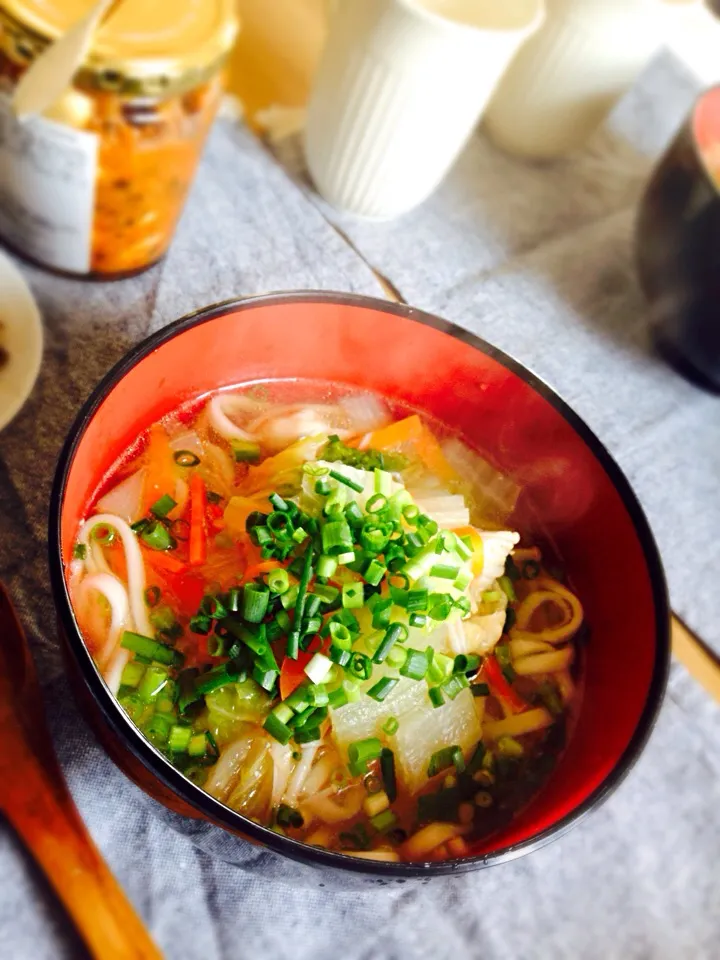 Snapdishの料理写真:2/2 けんちん風うどん|Aoi_annaさん