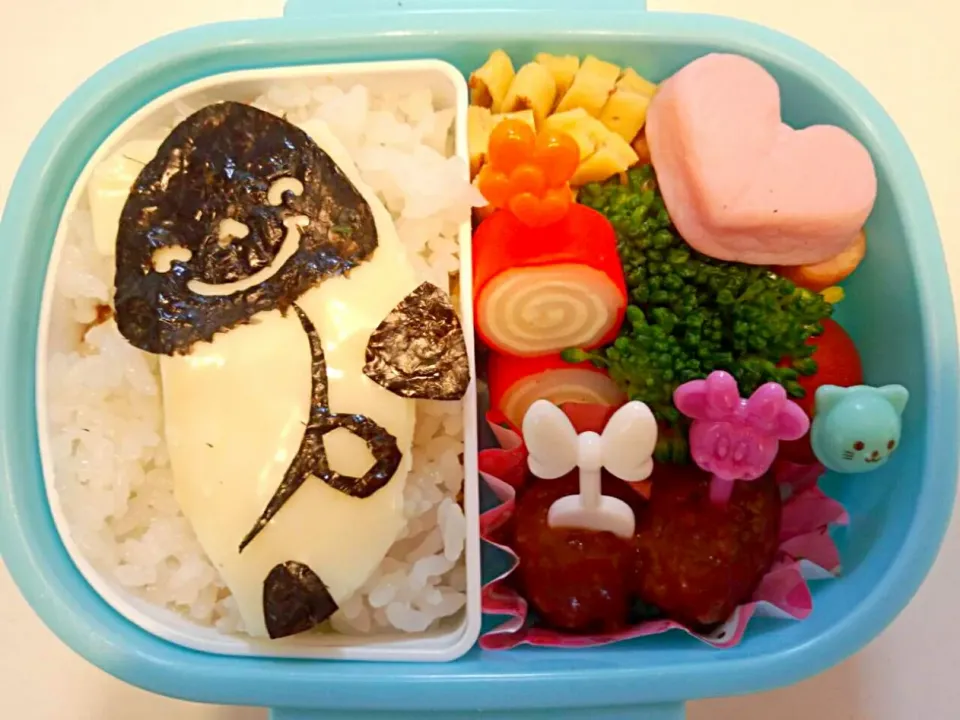 お遊戯会で「おむすびころり」なので…(笑)幼稚園のお弁当♡2/4|ちび太さん