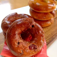 バレンタインチョコベーグル