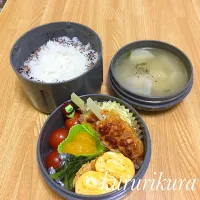 Snapdishの料理写真:長男弁当|くるりくらさん