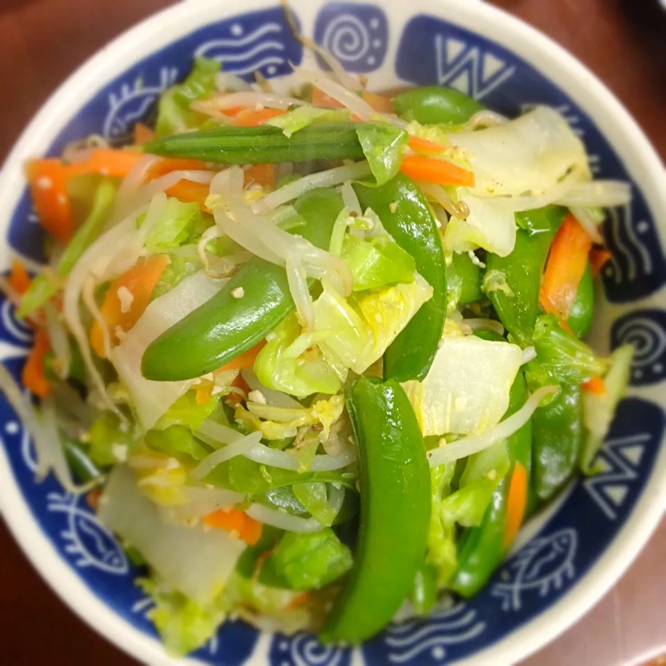 Snap Pea Vegetable Stir Fry スナップエンドウの野菜炒め|Mama Kathi Dinerさん