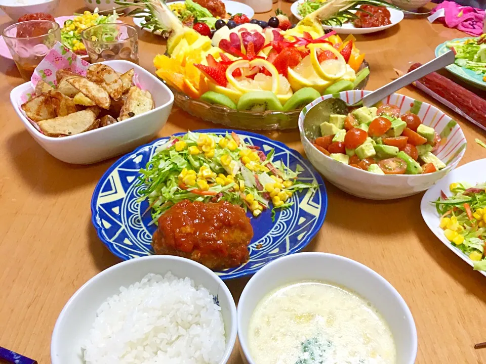 お誕生日リクエストのご飯❤️|ふみぃさん