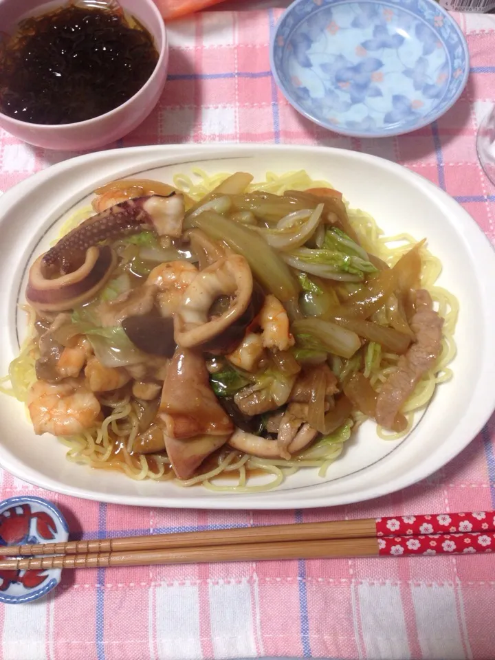 あんかけ焼きそば❤︎|ももさん