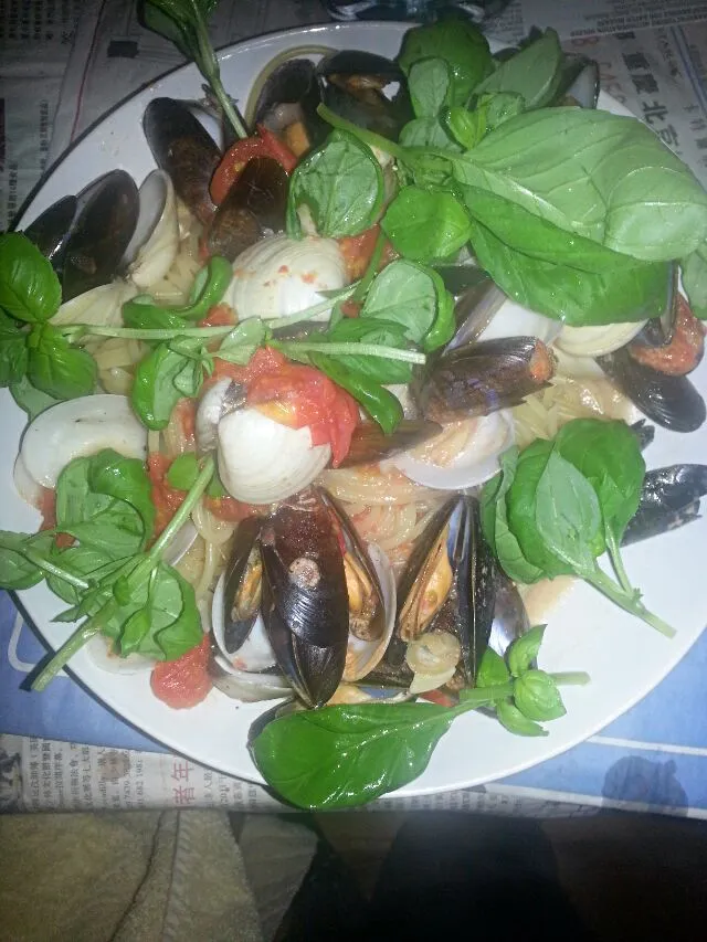 italian scoglio with basil|Kai-yung Manさん