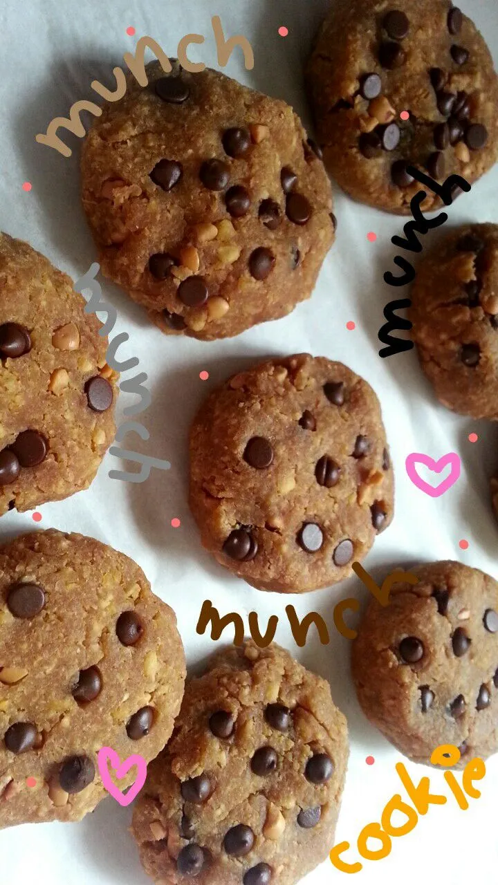 ( ๑´•ω•)۶🍪 a healthier kind of chocolate chip cookies #Gluten-free #Cookies #Chocolate #Healthy|ⓜⓘⓝⓓⓨさん