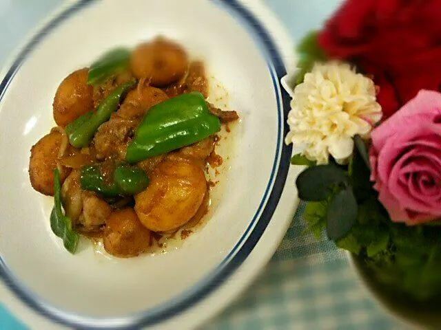 豚バラみそ肉じゃが|よっしー(=^ェ^=)さん