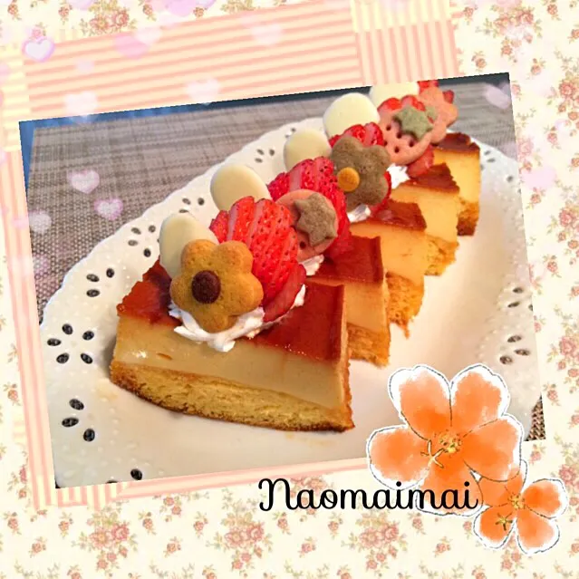 Snapdishの料理写真:くららさんの料理 一気にできちゃうプリンケーキ☆実は３回目w|Naomaimaiさん