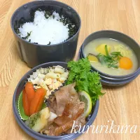 Snapdishの料理写真:パパ弁当|くるりくらさん