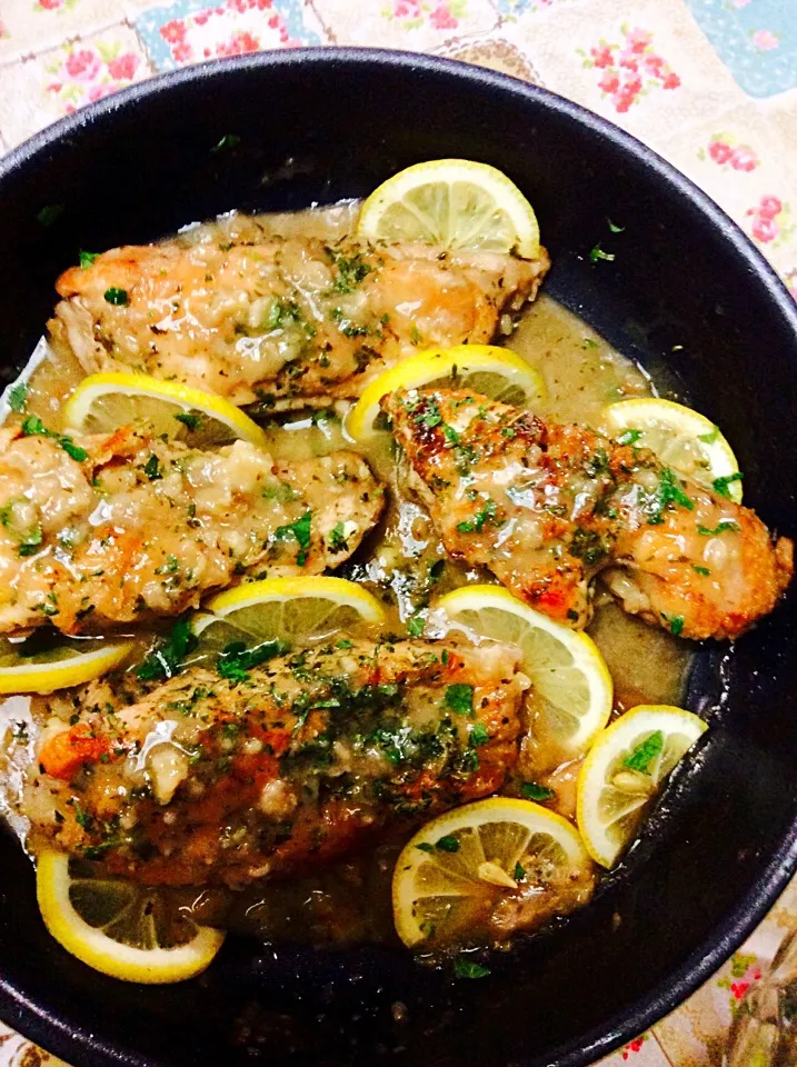 Lemon Chicken Piccata so yummy happy tummy happy me|Babyluv Cabrera Ocampoさん