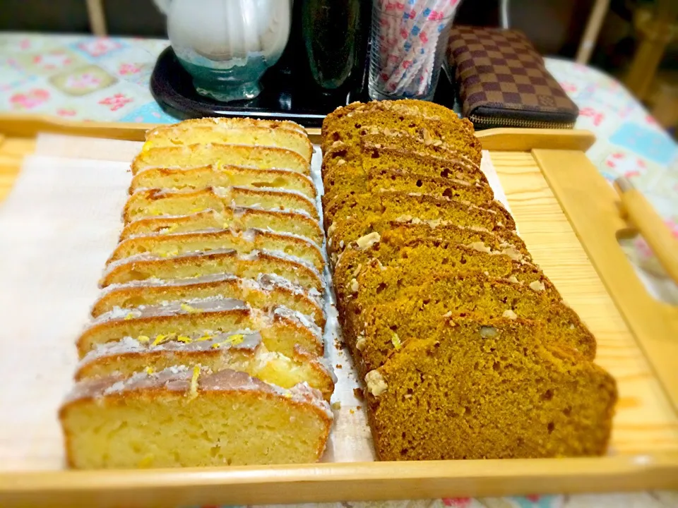 Lemon loaf And ️Pumpkin loaf bread tomorrow's breakfast 🙏☕️😃✨ happy tummy|Babyluv Cabrera Ocampoさん