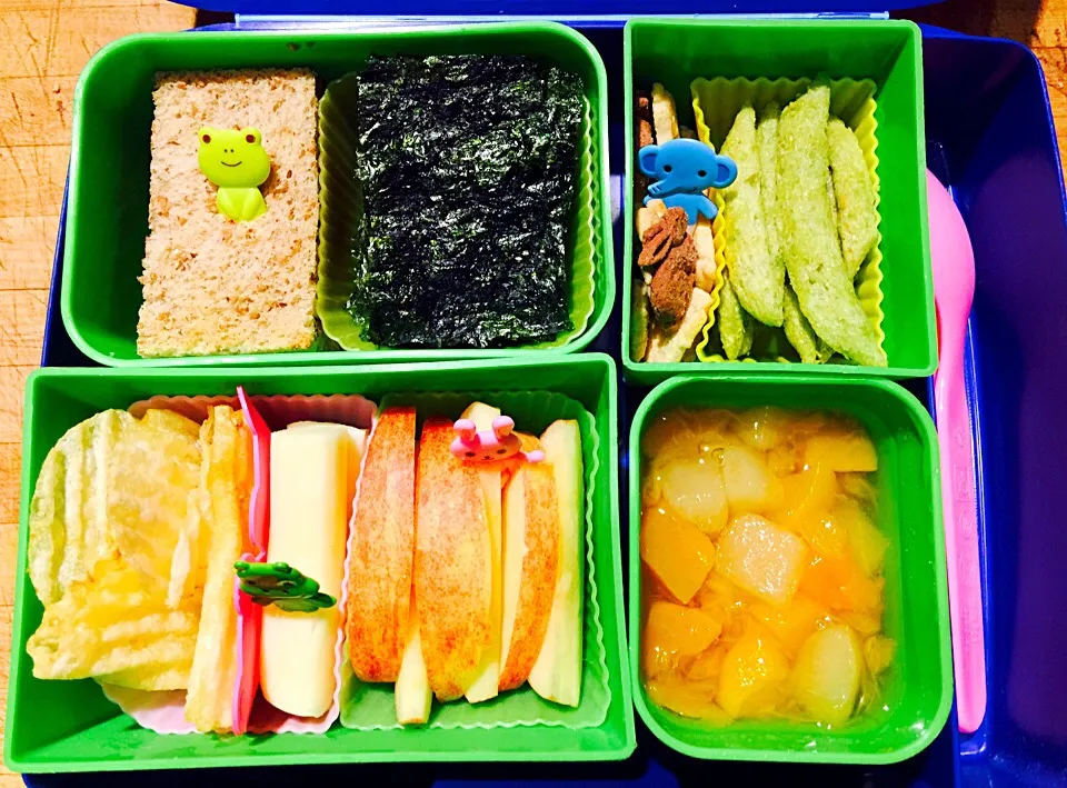 Snapdishの料理写真:"Going on a Field Trip to the Farm" Bento Lunch and Snacks|Cheryl Melnickさん