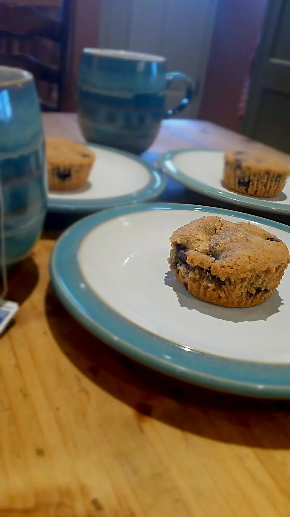 Snapdishの料理写真:Sugar, Flour and Guilt - free Blueberry and Chia Muffins|Louisa Djuricさん